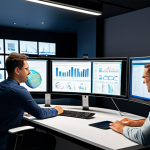 A diverse group of professional individuals engaged in digital collaboration, seated at modern workstations within a spacious, interconnected virtual office environment. Multiple screens display dynamic data streams, collaborative documents, and real-time graphs, illustrating global teamwork and shared innovation. Each person is in professional dress, fully clothed, modest clothing, appropriate attire. Perfect anatomy, correct proportions, natural pose, well-formed hands, proper finger count, natural body proportions. Professional photography, high resolution, soft studio lighting. Safe for work, appropriate content, family-friendly.