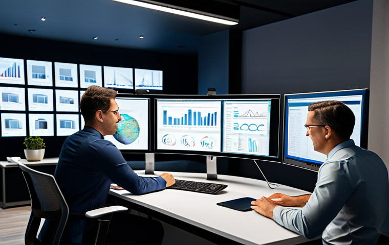 A diverse group of professional individuals engaged in digital collaboration, seated at modern workstations within a spacious, interconnected virtual office environment. Multiple screens display dynamic data streams, collaborative documents, and real-time graphs, illustrating global teamwork and shared innovation. Each person is in professional dress, fully clothed, modest clothing, appropriate attire. Perfect anatomy, correct proportions, natural pose, well-formed hands, proper finger count, natural body proportions. Professional photography, high resolution, soft studio lighting. Safe for work, appropriate content, family-friendly.