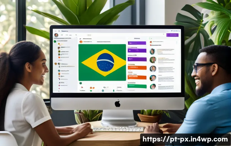 집단지성과 데이터 분석의 만남 - A vibrant digital workspace scene showcasing a diverse team of professionals collaborating online us...